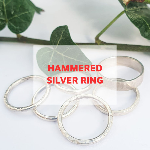 From the organiser's page for Hammered silver ring workshop (afternoon)