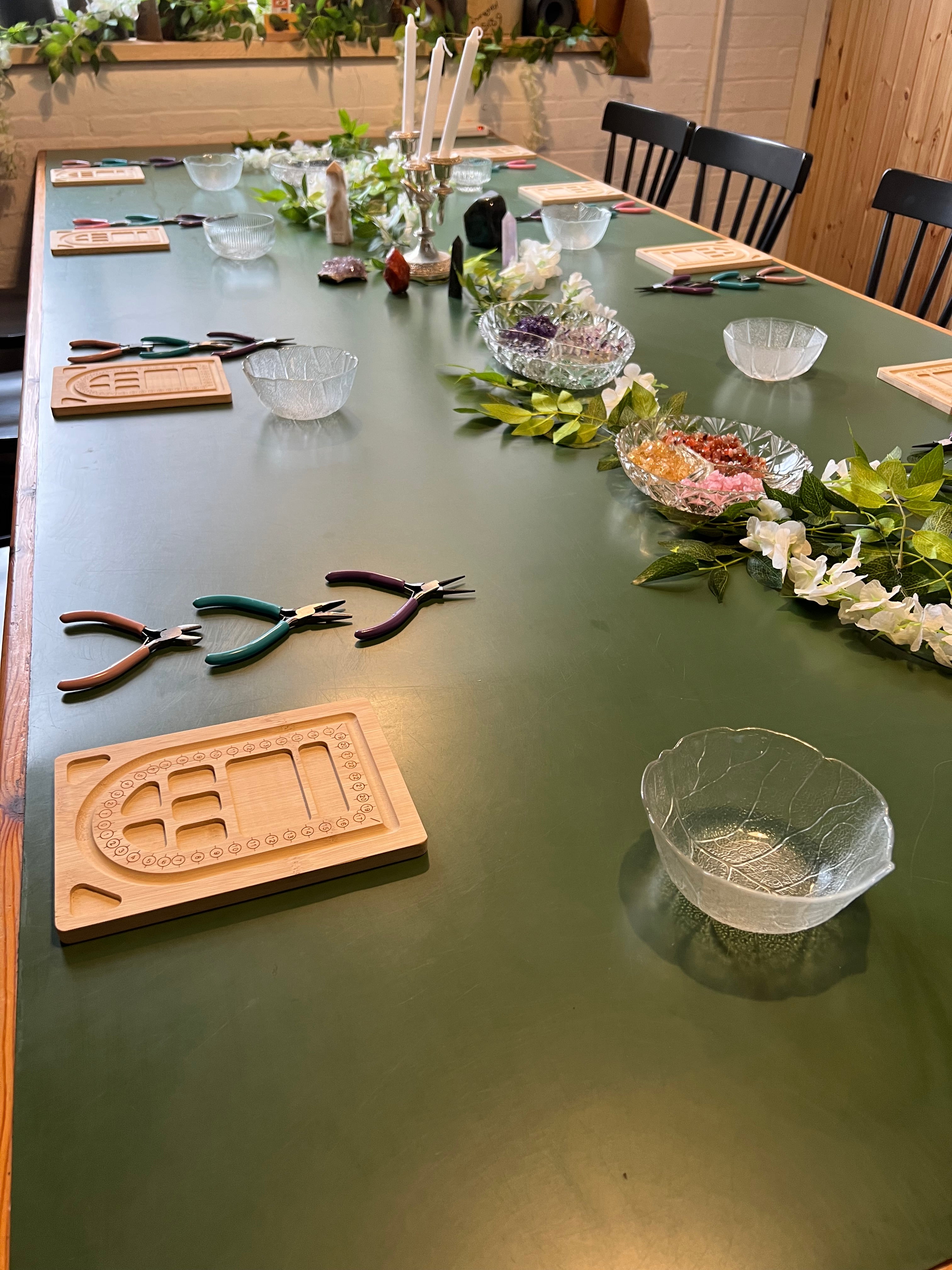 From the organiser's page for Evening jewellery making with Crystal Candy