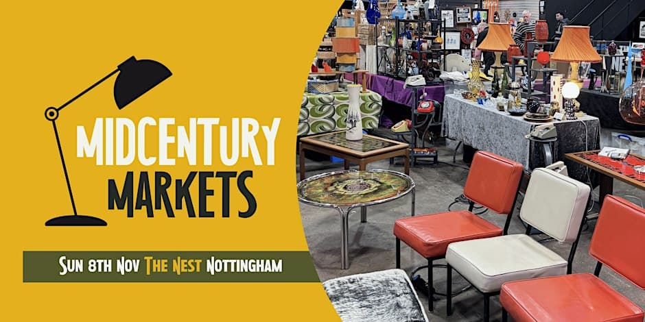 From the organiser's page for Nottingham's Midcentury Home Market