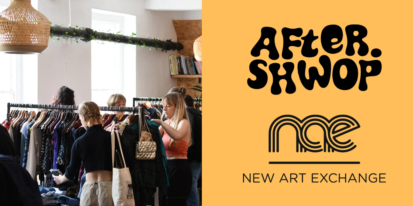 From the organiser's page for After.shwop clothes swap at New Art Exchange
